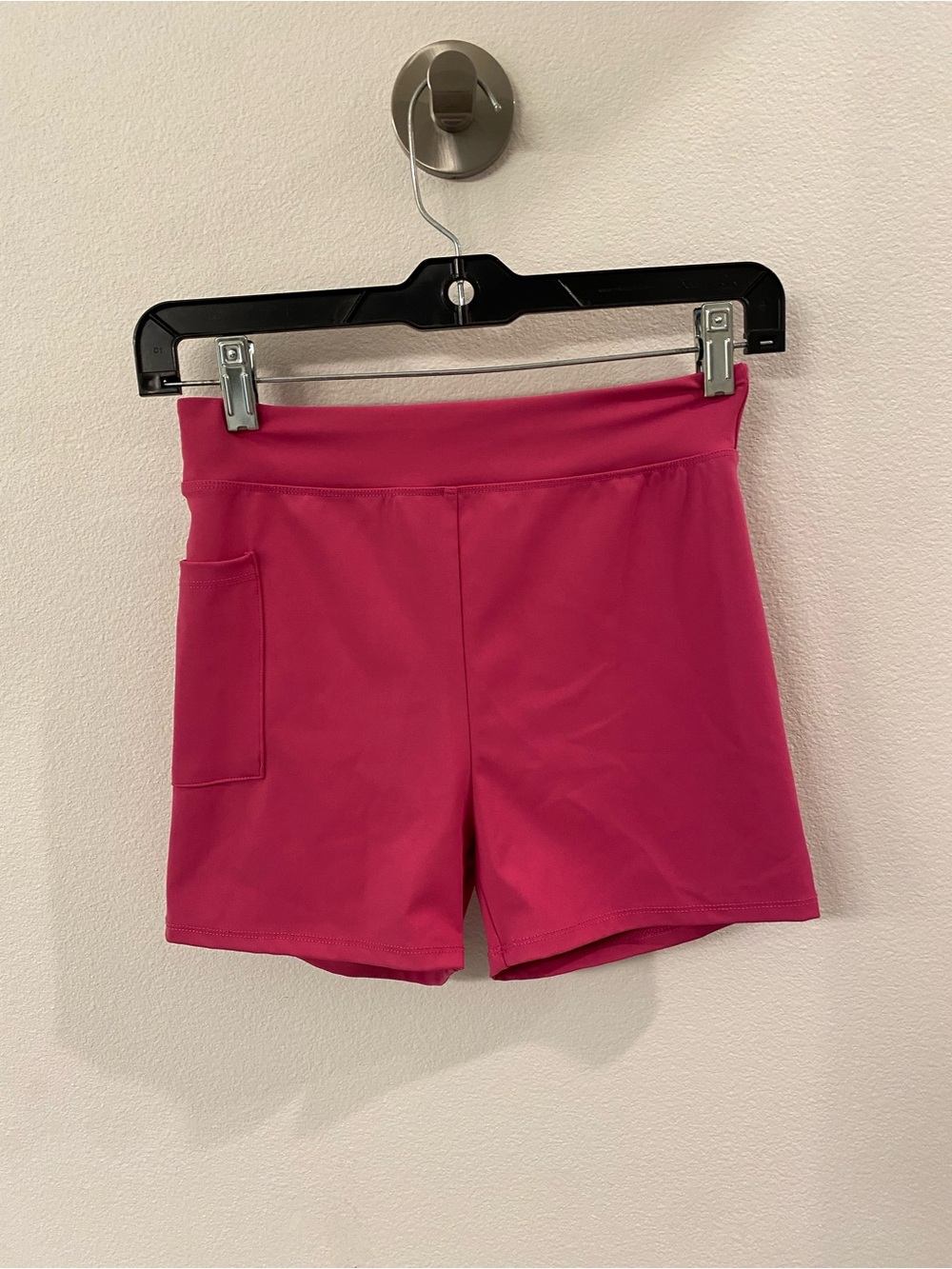 Sincerely Jules Hot Pink Bike Shorts with Side Pocket